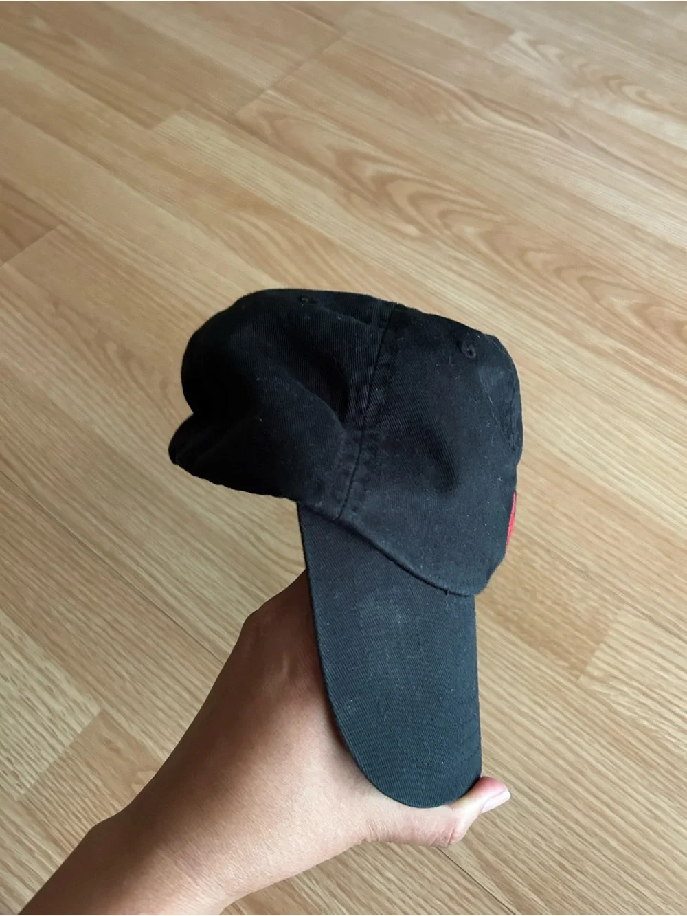 Polo Ralph Lauren Black Red Logo Classic Cap OS